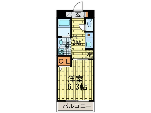 シェモア桜川の物件間取画像